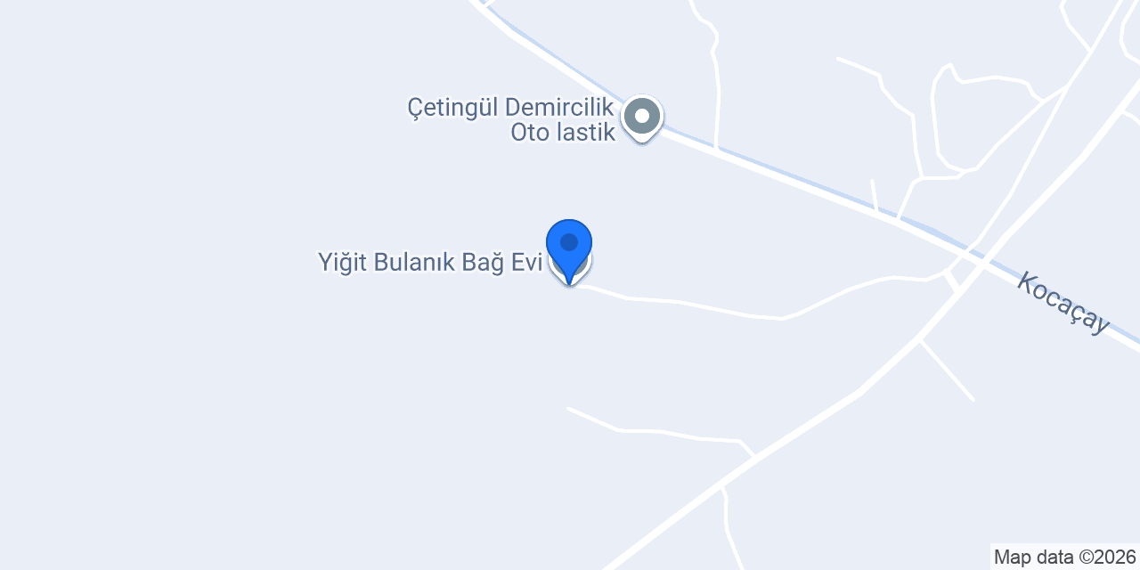 Yiğit Bulanık Bağ Evi konumu