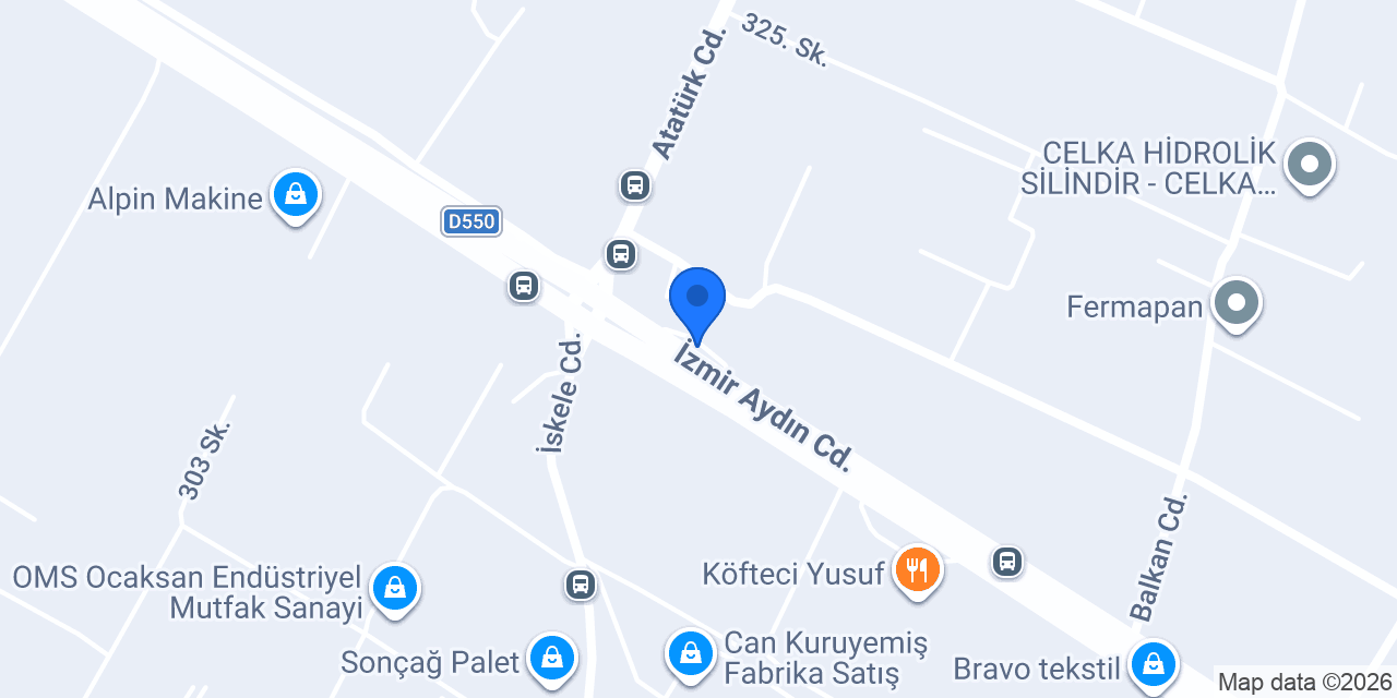 TRNPALET konumu