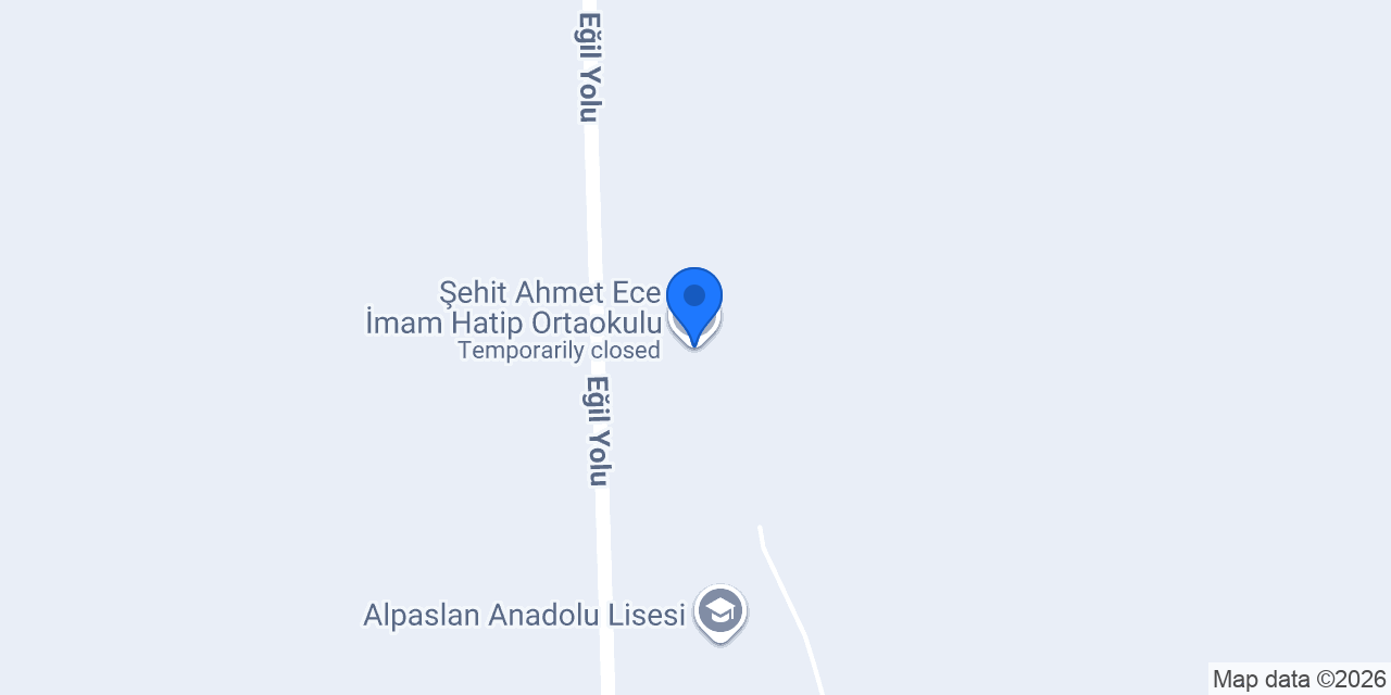 Şehit Ahmet Ece İmam Hatip Ortaokulu konumu