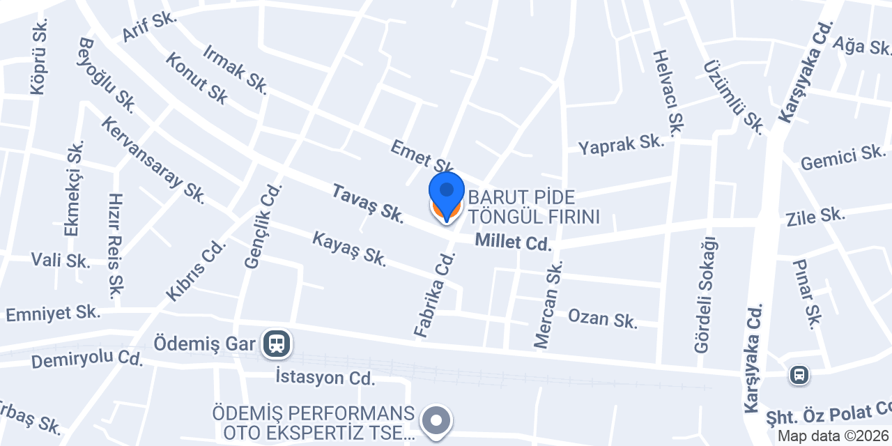 BARUT PİDE TÖNGÜL FIRINI konumu