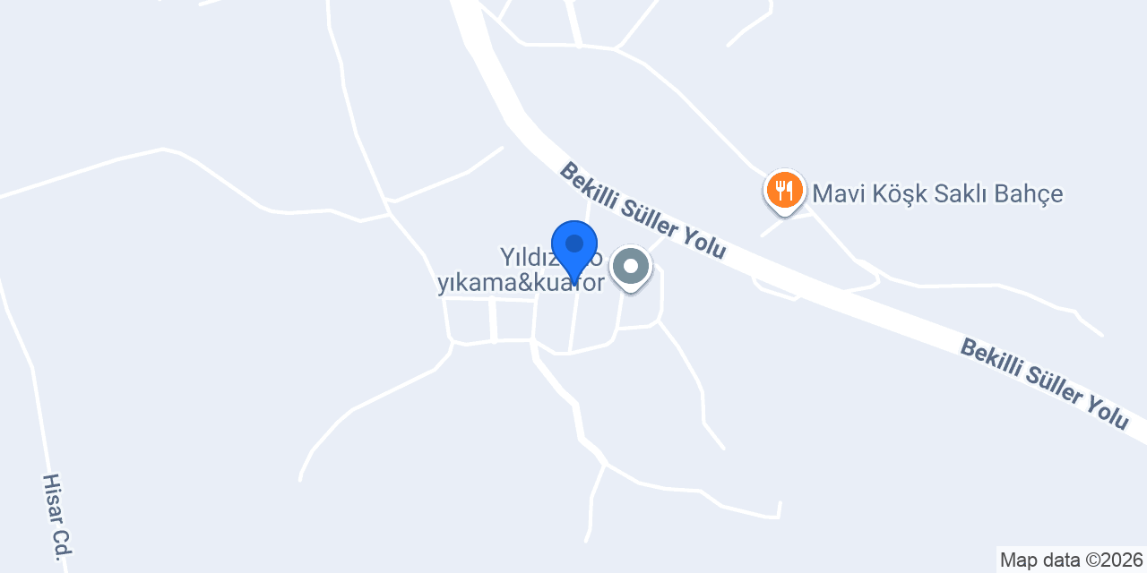 Bekilli oto& halı yıkama konumu