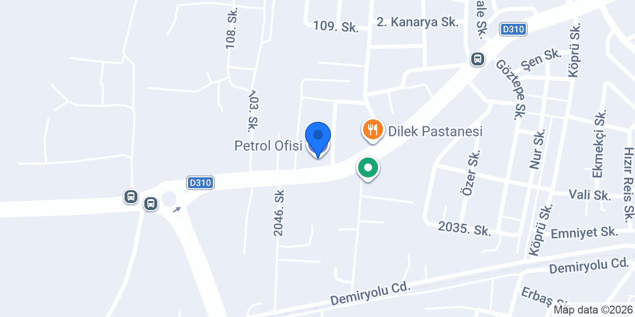 Petrol Ofisi konumu