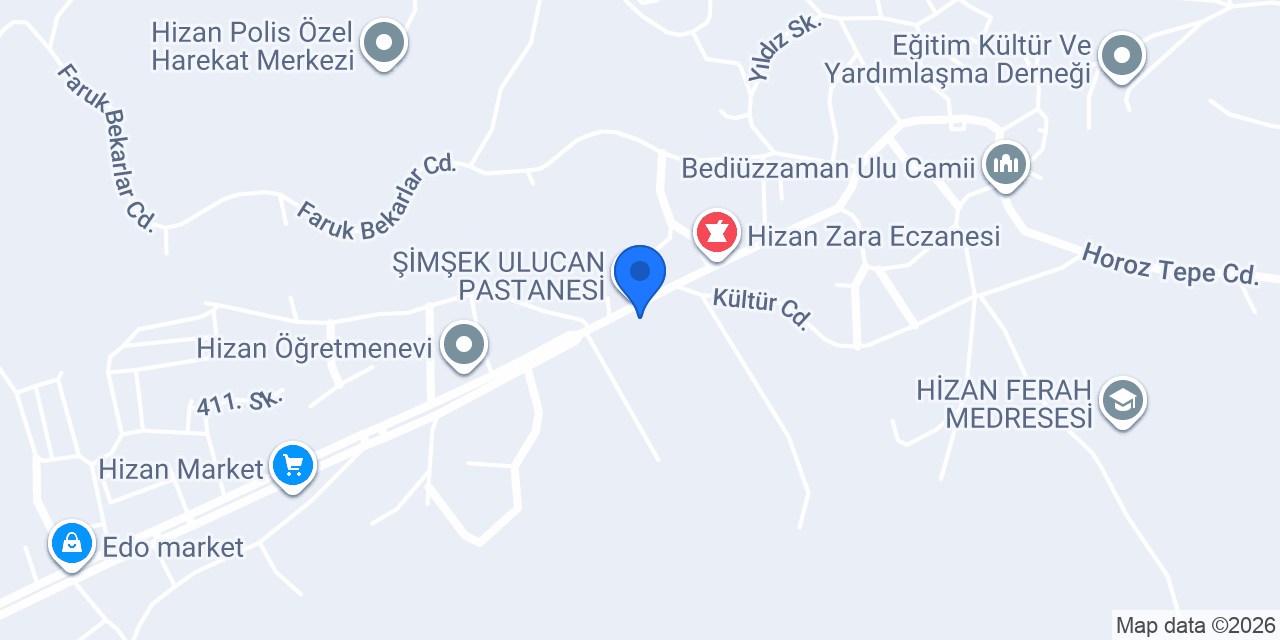 KAPLANLAR ET MARKET konumu