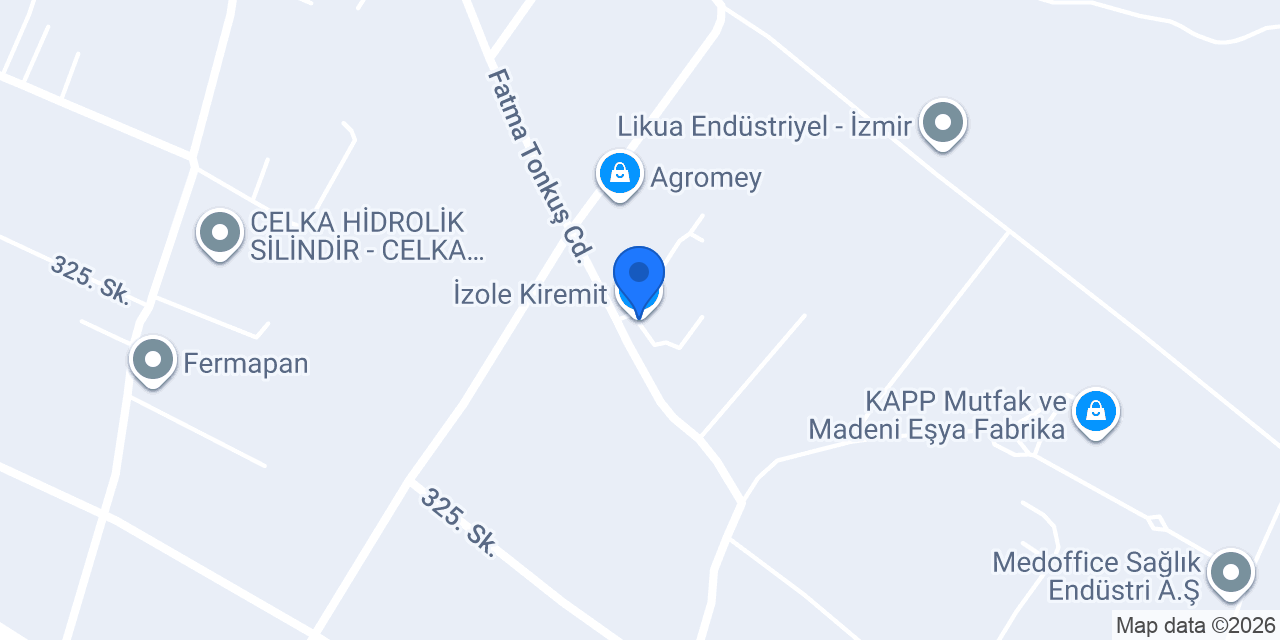 İzole Kiremit konumu