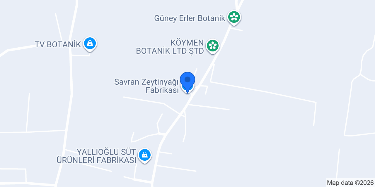 Savran Zeytinyağı Fabrikası konumu