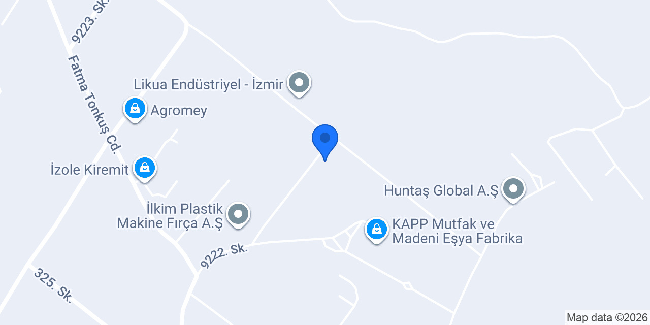 Bilmak Plastik Saksı konumu