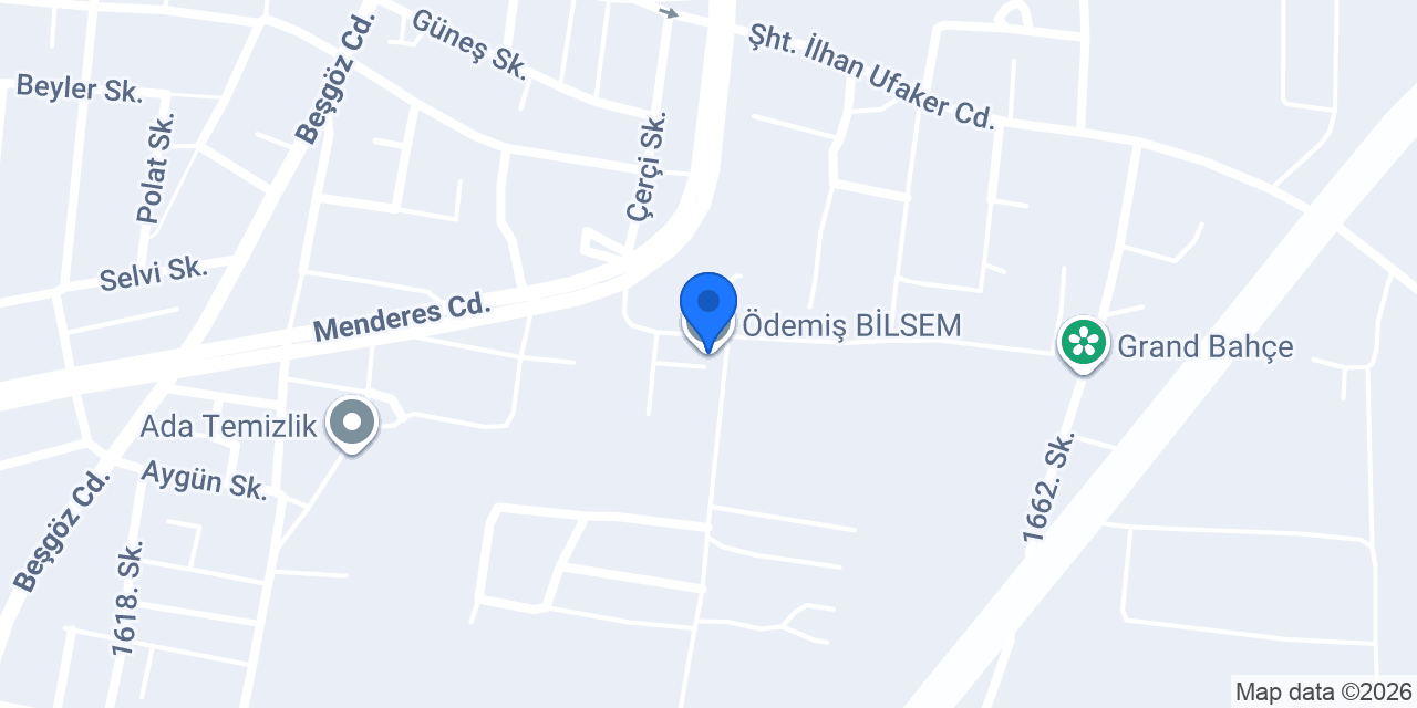 Ödemiş BİLSEM konumu