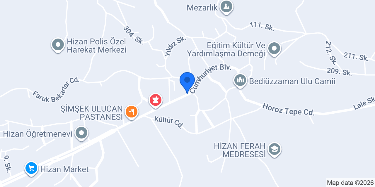 SELAM TİCARET YAFES konumu