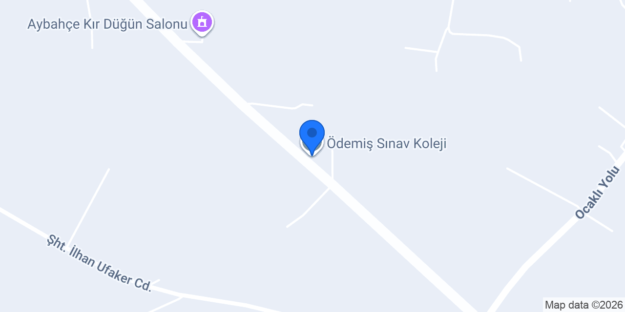 Ödemiş Sınav Koleji konumu