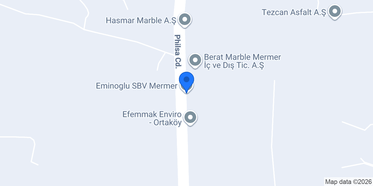 Eminoglu SBV Mermer konumu