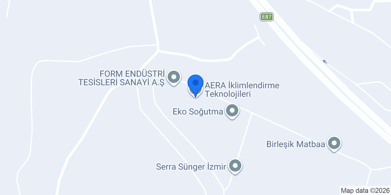 AERA İklimlendirme Teknolojileri konumu