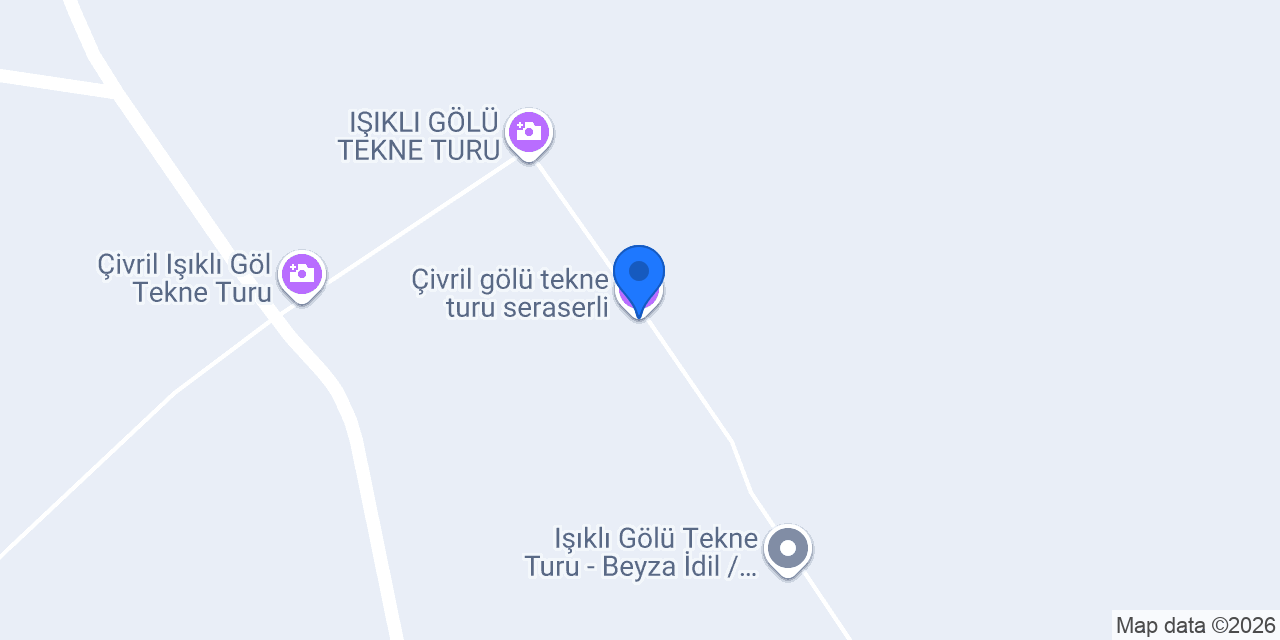 Çivril gölü tekne turu seraserli konumu