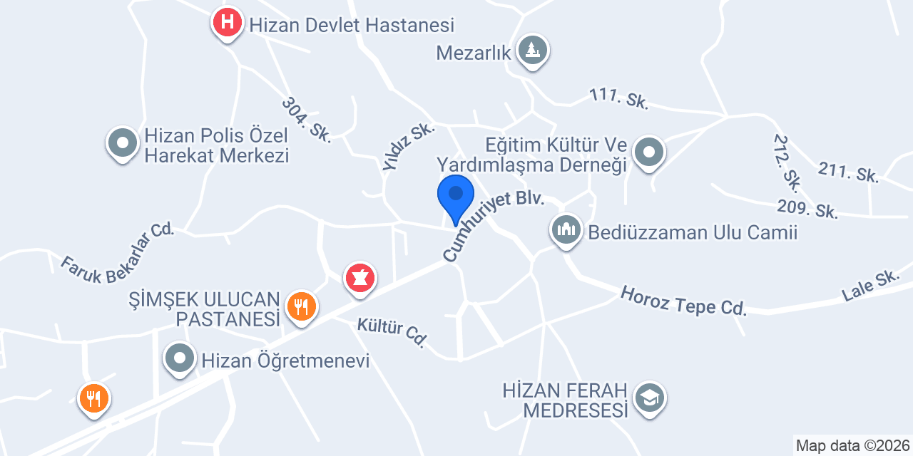 Okyanus erkek kuaför salonu konumu
