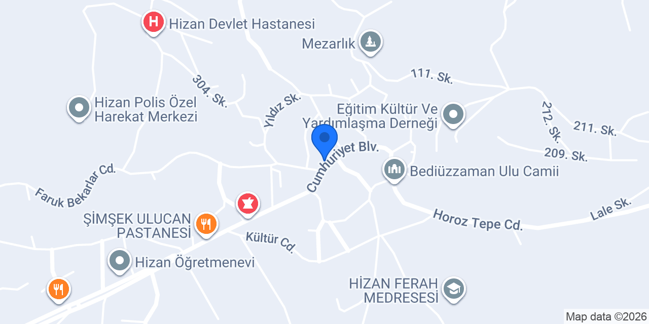BESTVAN Turizm konumu