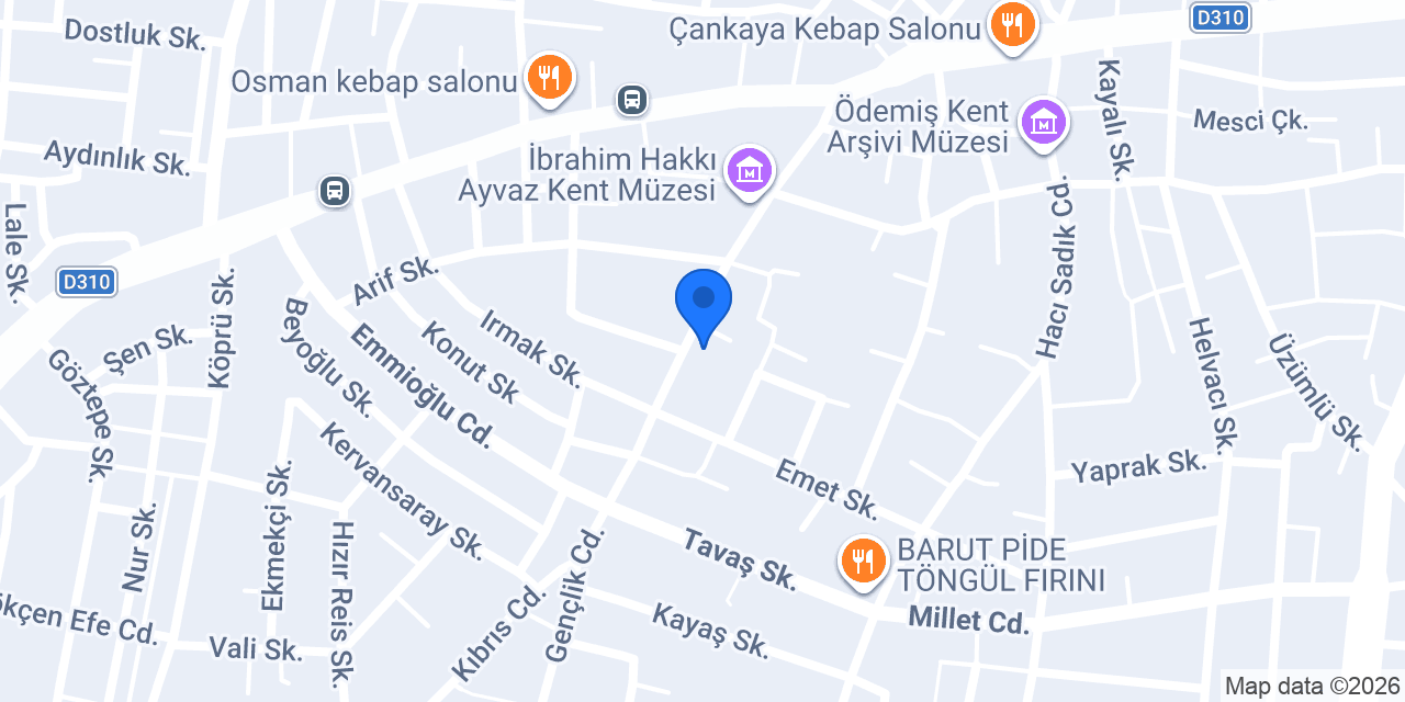 Ege Tahin Helva İmalathane konumu