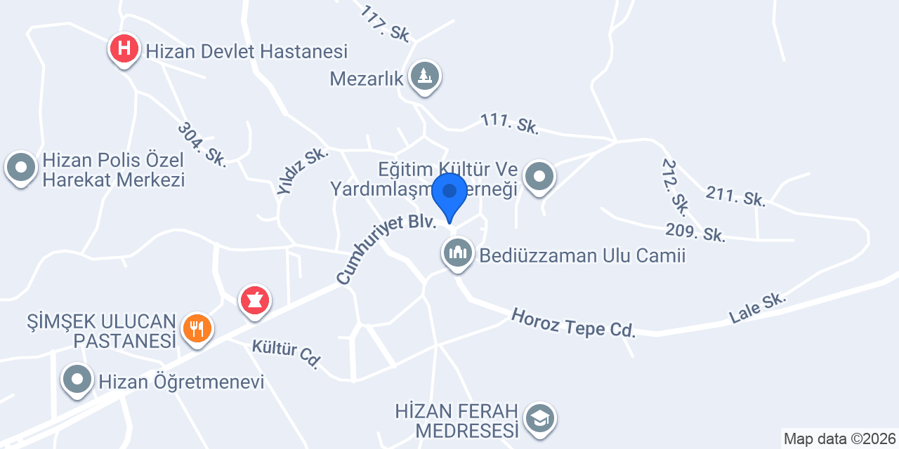 BALCI HASAN HİZAN DERMAN BAL konumu
