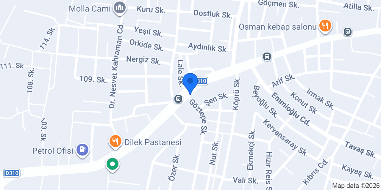 Anar Otomotiv konumu