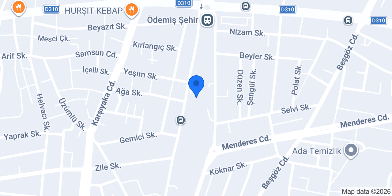 Ödemiş Sanayi Sitesi konumu