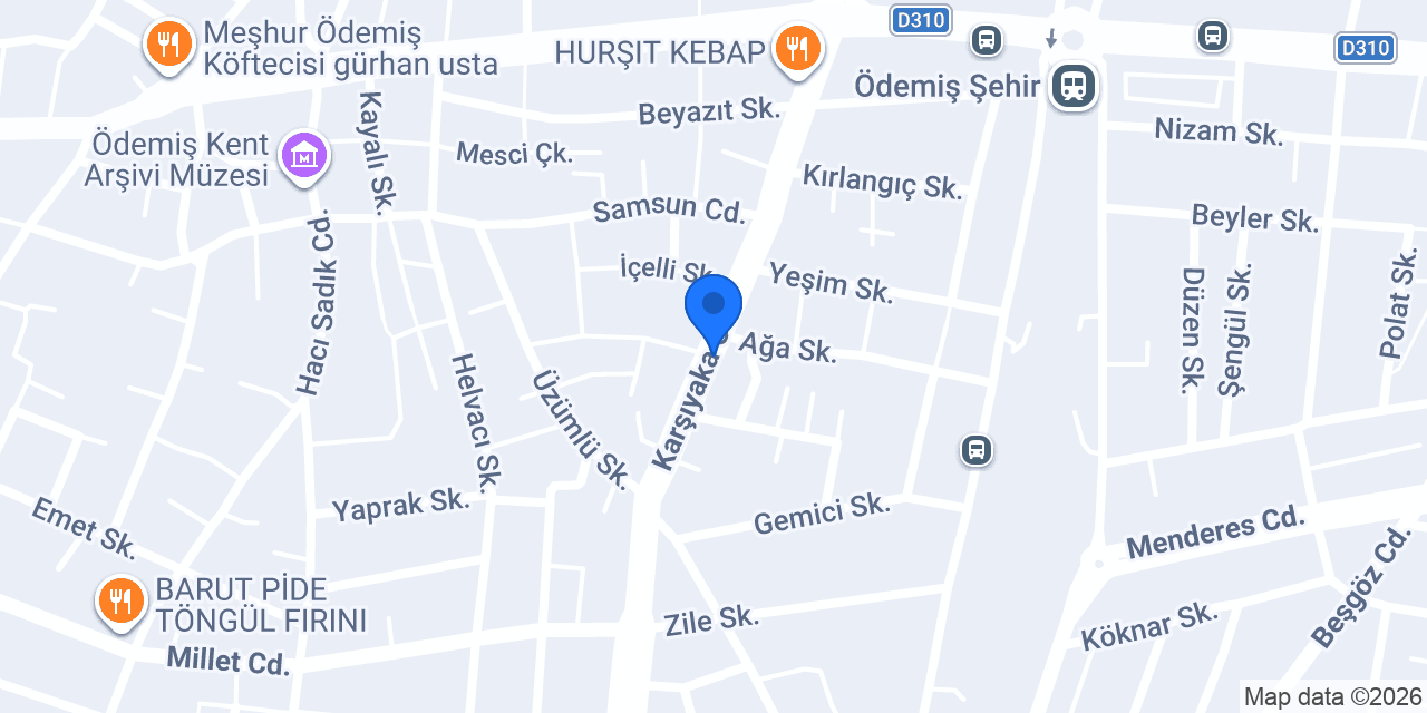 Kuba Motor RKS Motor BOYACIOĞLU Motor konumu