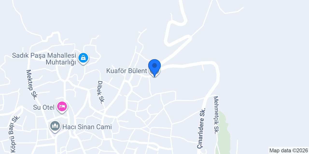 Kuaför Bülent konumu
