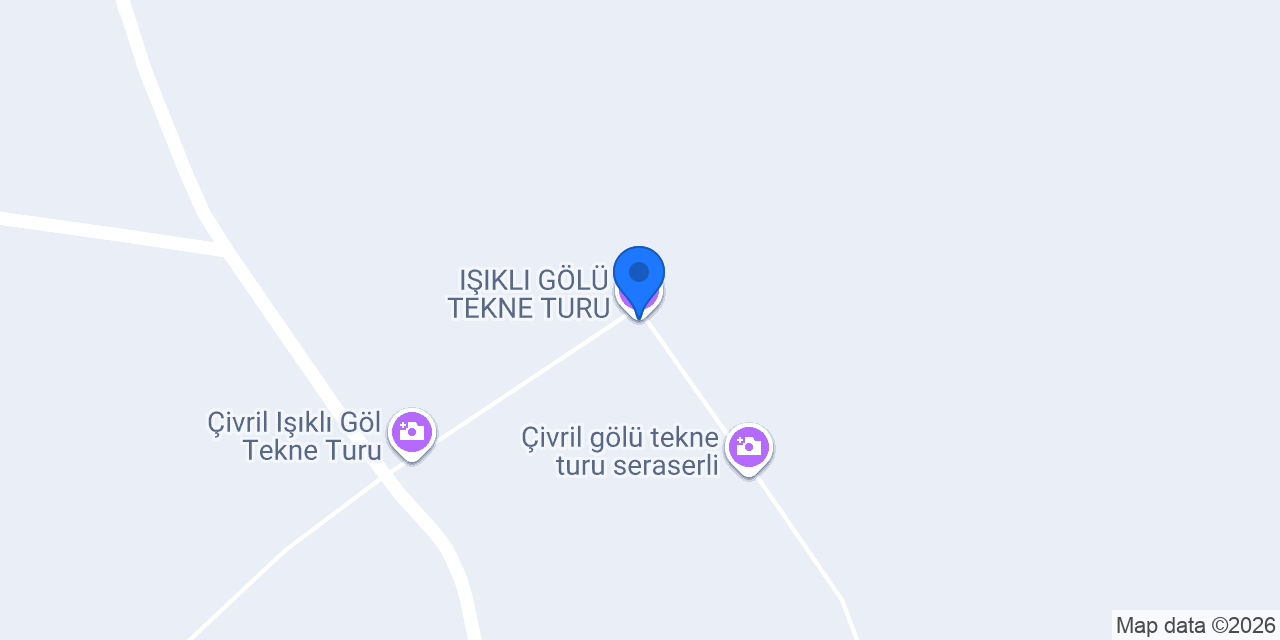 IŞIKLI GÖLÜ TEKNE TURU konumu