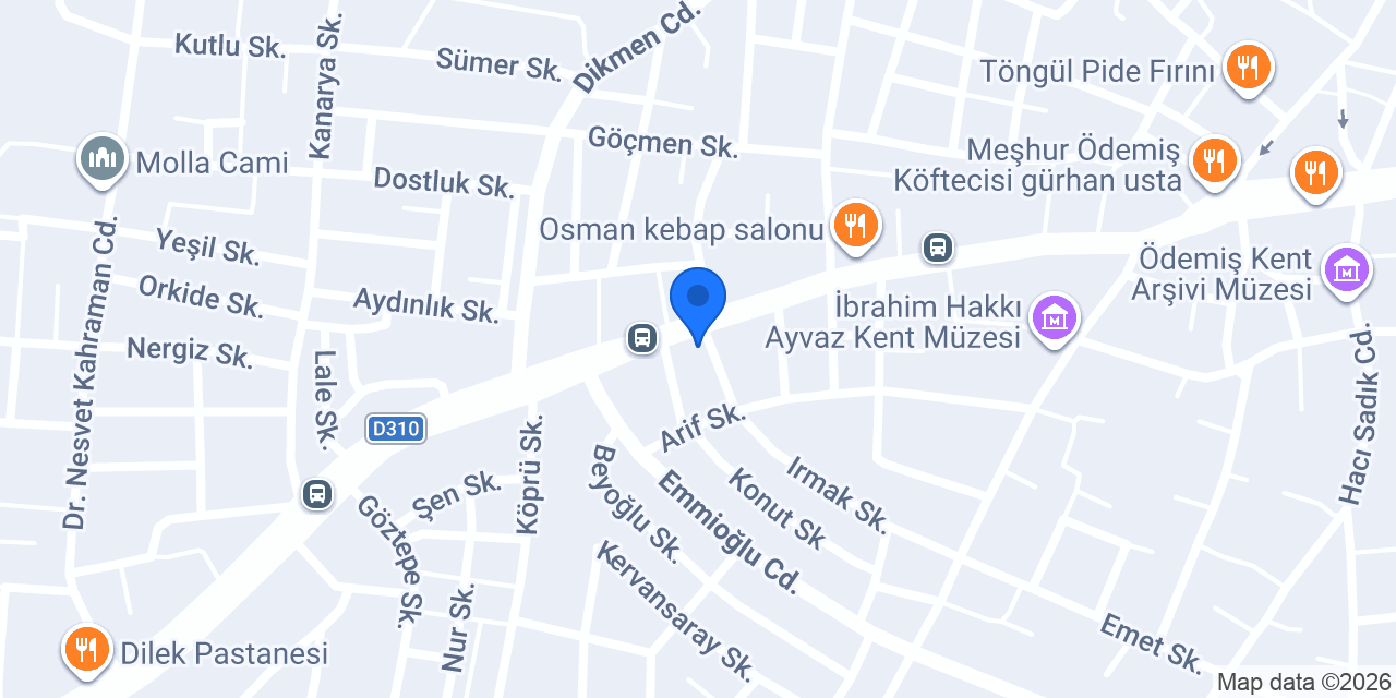 Ödemiş Gold-Vet Veteriner Kliniği konumu