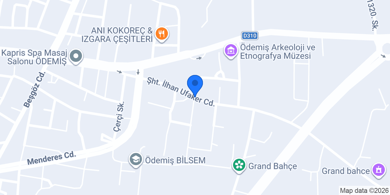 Özel Ödemis Lale Bahçesi Ana Okulu konumu