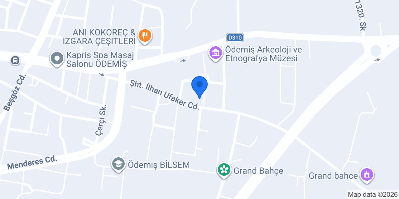 Ödemiş İsabet Okulları konumu