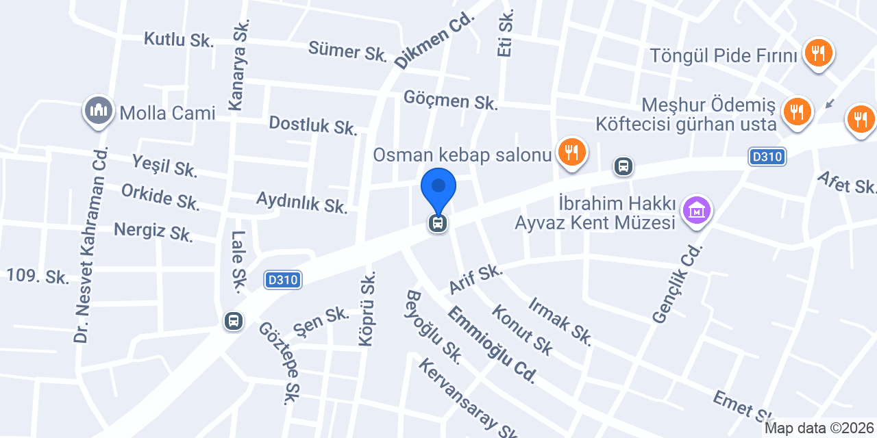 Oto Ismet Odemis konumu