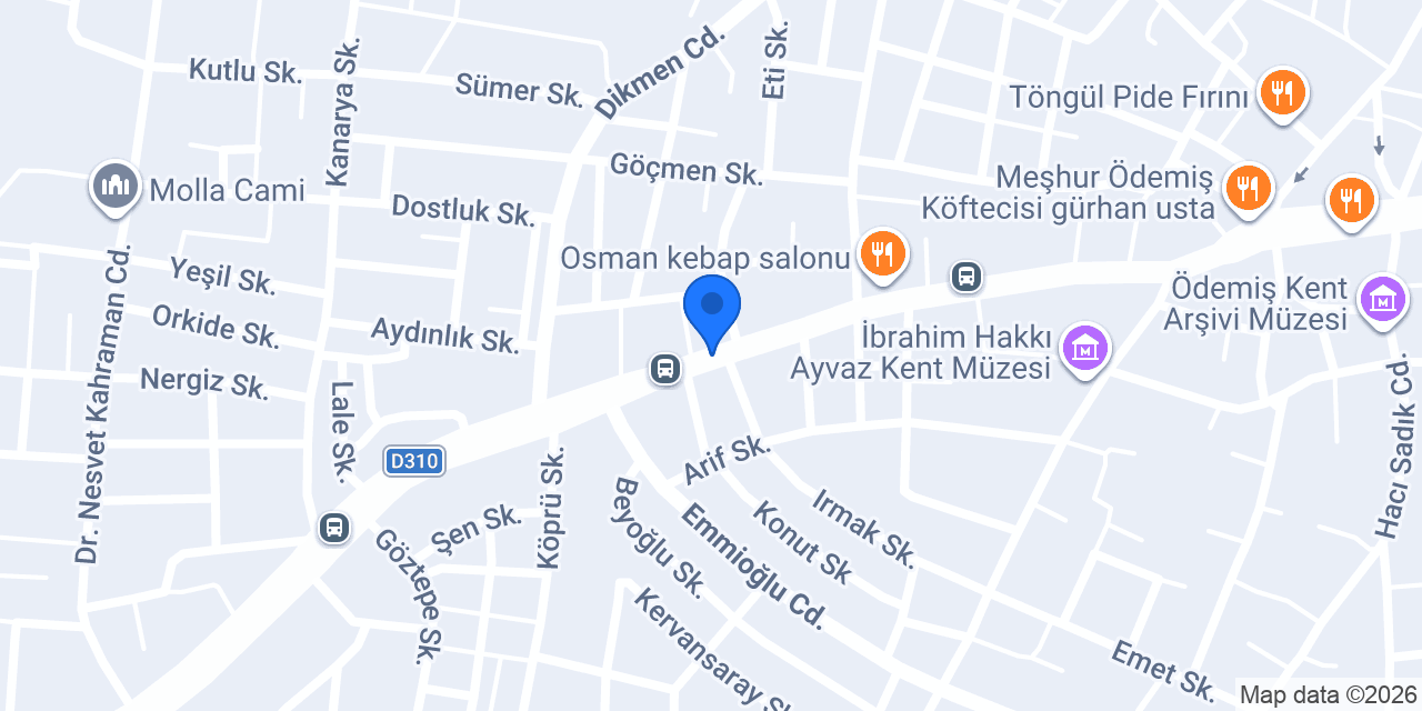 Edem Baklava Dondurma konumu