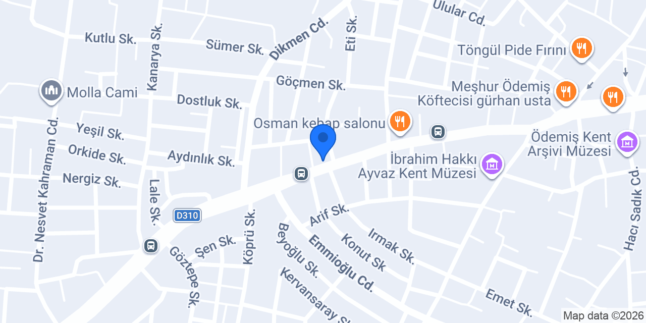 Çam Galeri konumu