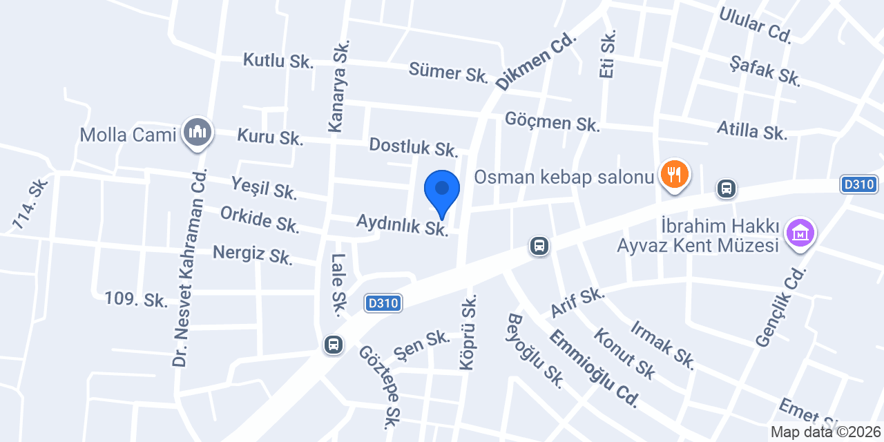 Tuğba Kuaför konumu