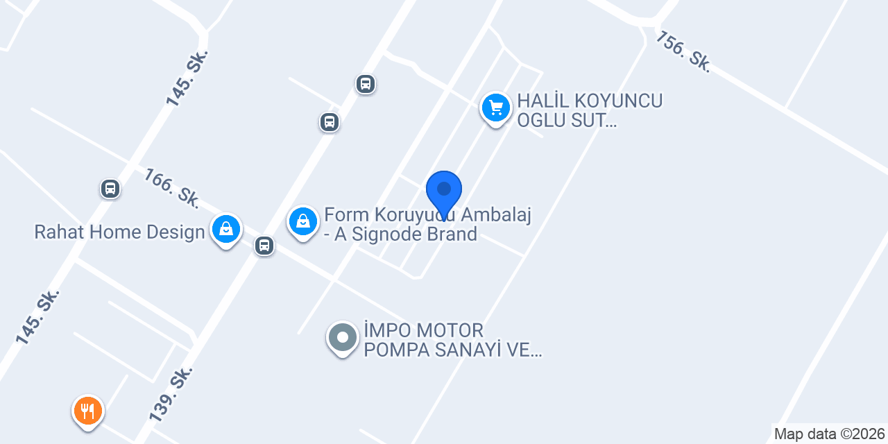 Baklavacı 27 Fabrika konumu