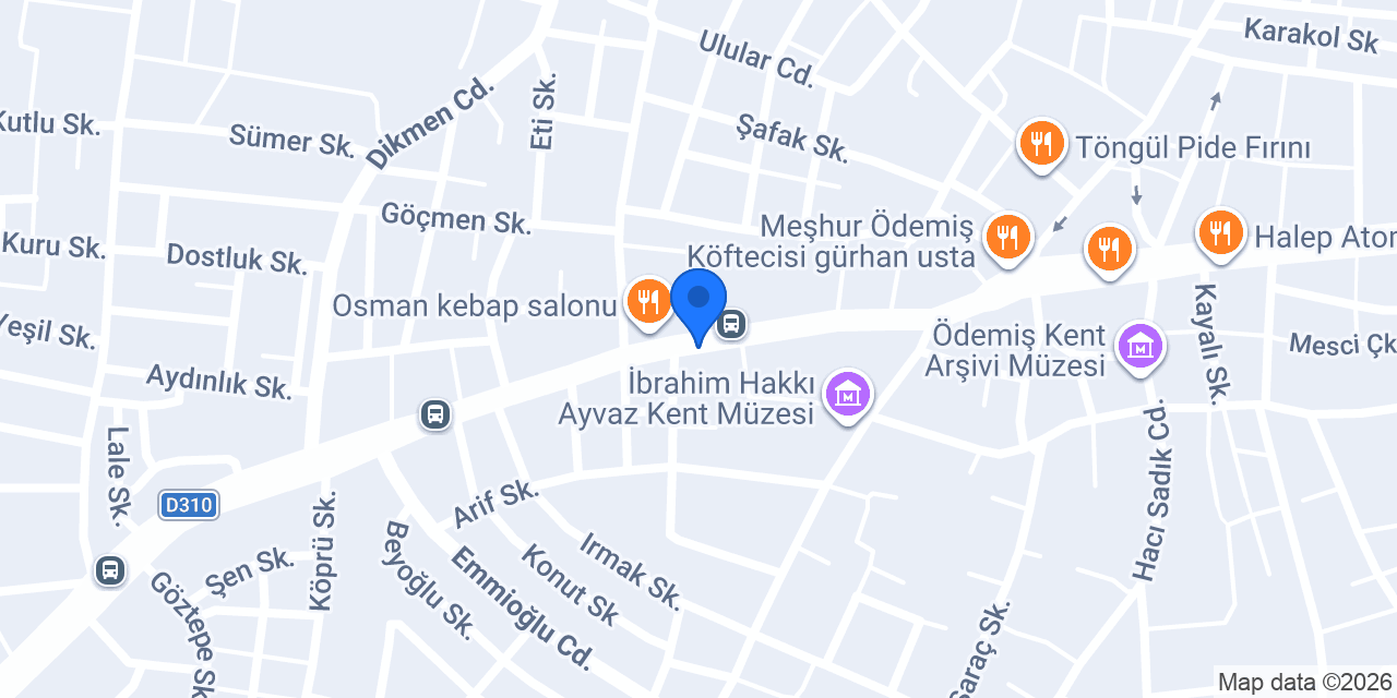 Lezzet Durağı Ödemiş konumu