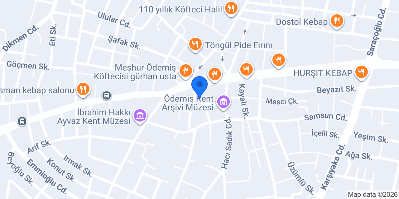 Ziraat Katılım Ödemiş İzmir Şubesi konumu