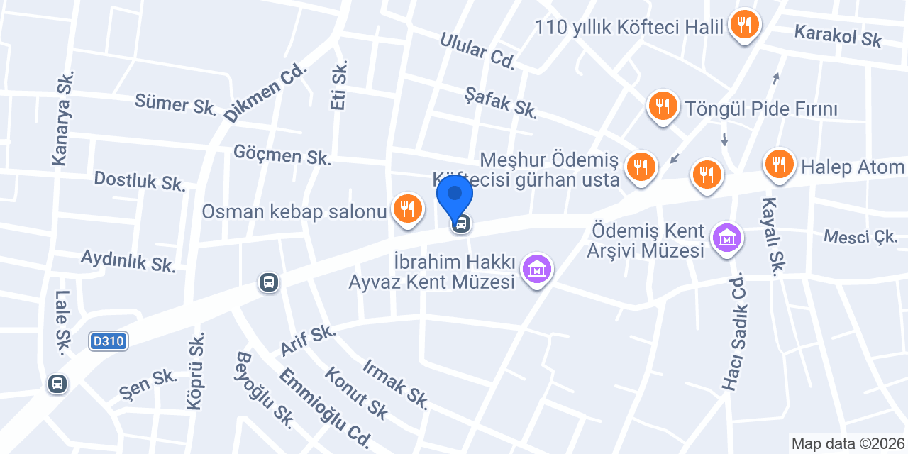 Saygın Otomotiv konumu