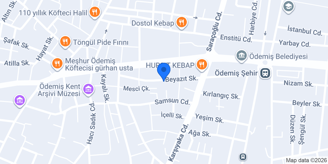 ÖZEL ÖDEMİŞ SRC&PSİKOTEKNİK MERKEZİ konumu