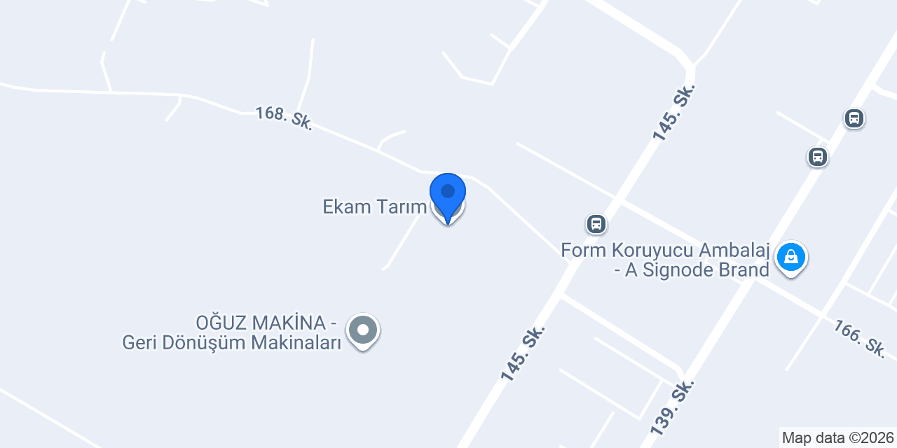 Ekam Tarım konumu