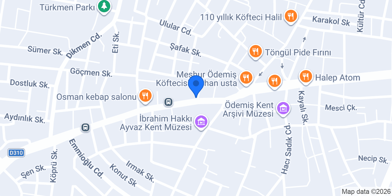 E-MOTO Ödemiş konumu
