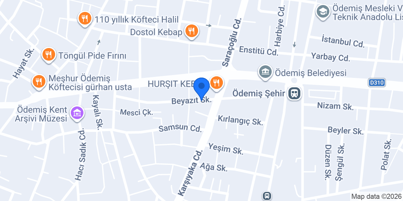 Cihan Tekeli Veteriner konumu