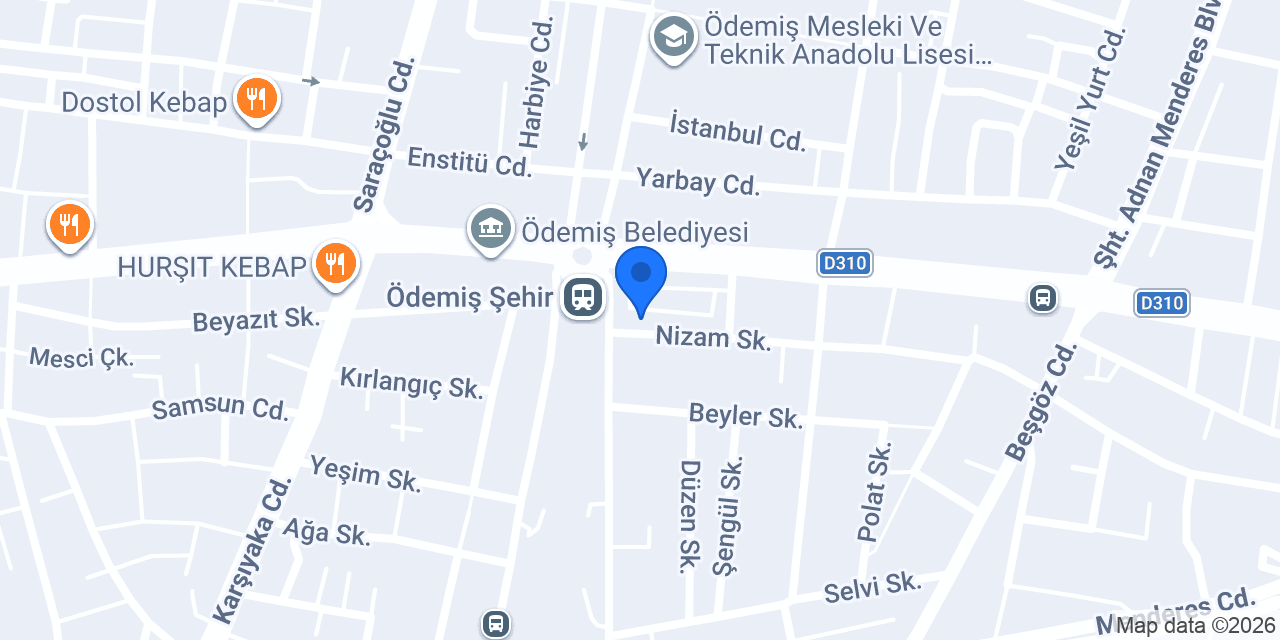 Uysal Ekmek ve Unlu Mamülleri konumu