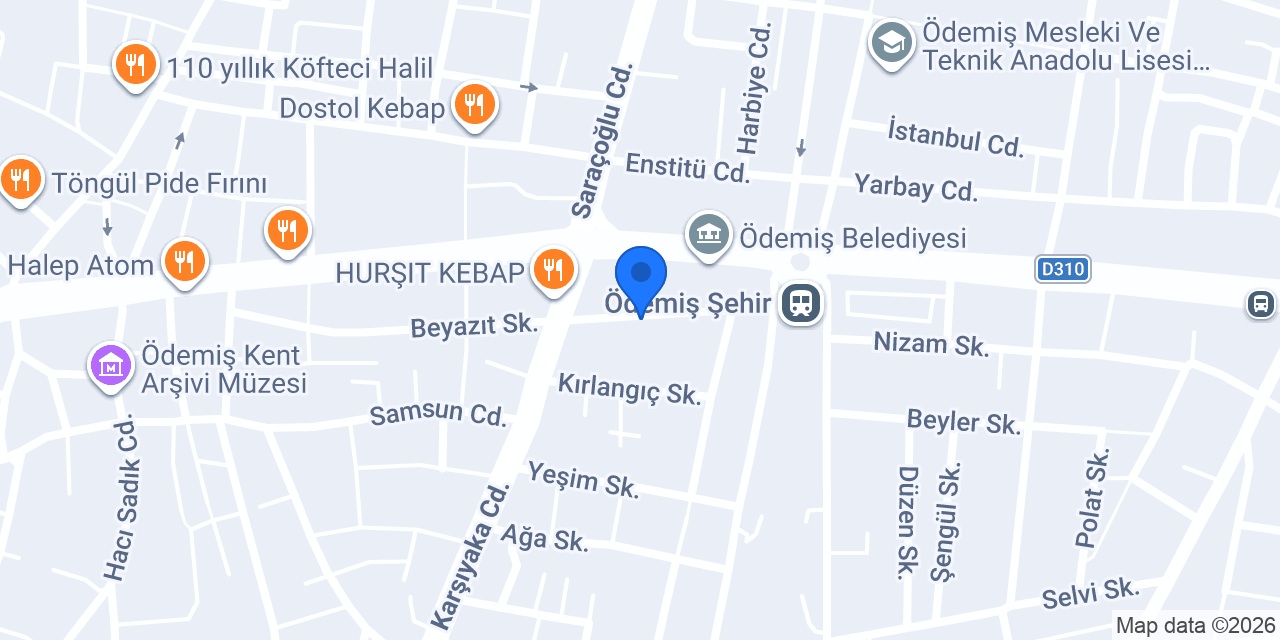 Ödemiş 3. Noter konumu