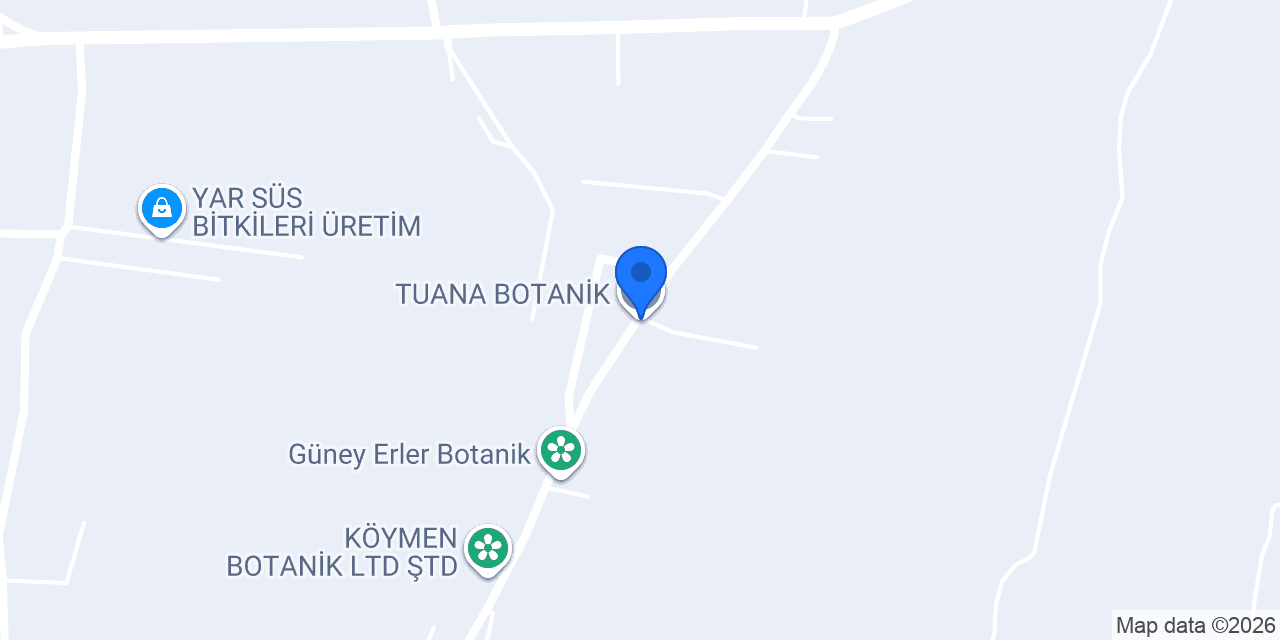 TUANA BOTANİK konumu