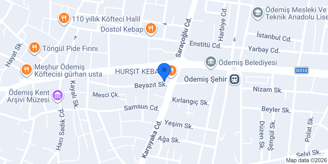 Asel Reklam Ödemiş konumu