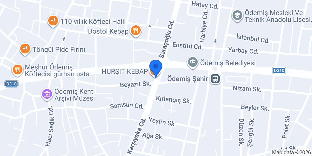 HURŞIT KEBAP konumu