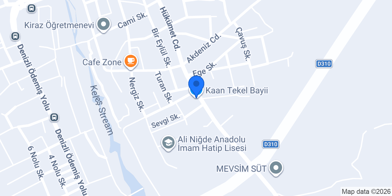 Kaan Tekel Bayii konumu