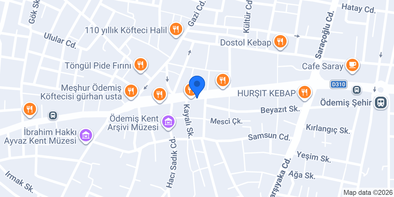 Saray Kuyumculuk konumu
