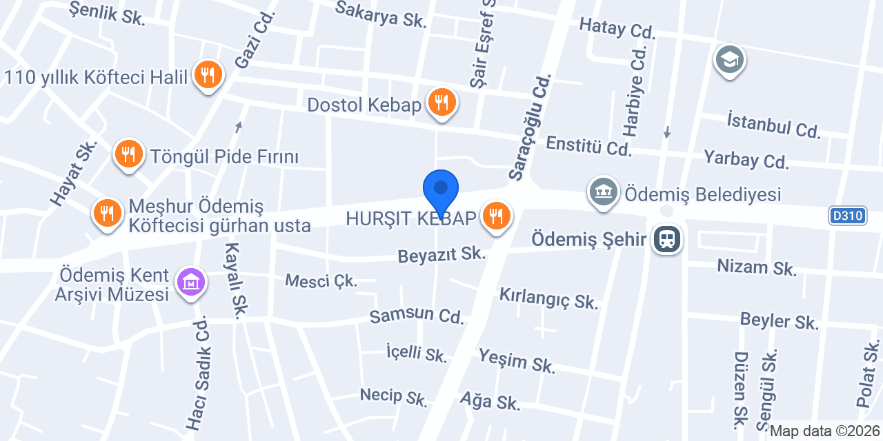Yataş Bedding I Ödemiş konumu