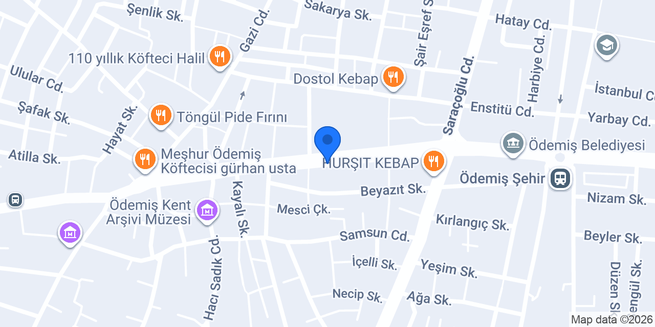 Ödemiş Uğur pide konumu