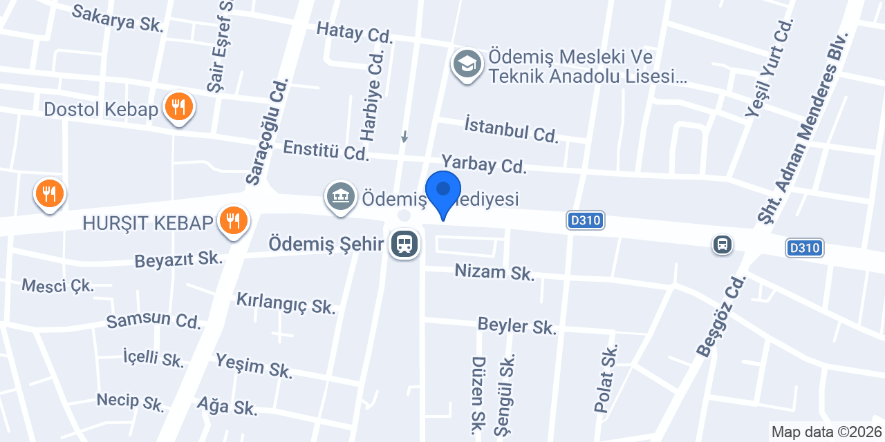 Garaj Pastanesi konumu